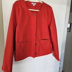 Elegant Red Women's Jacket